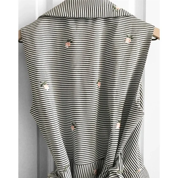 CALVIN KLEIN Women’s Whimsical Waterfall Wrap Midi Dress - Picture 8 of 15